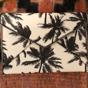 Rebecca Minkoff Palm Tree Leo Clutch. Brand New!